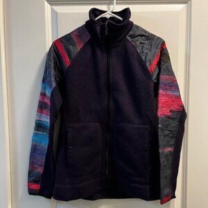 Burton Purple Zip Fleece Sweater sz Small